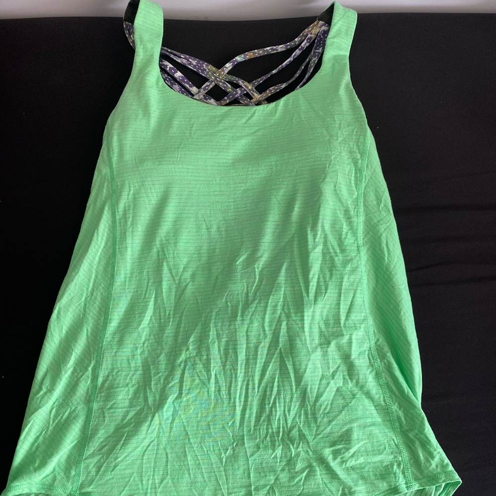 Free to be tank with built in bra